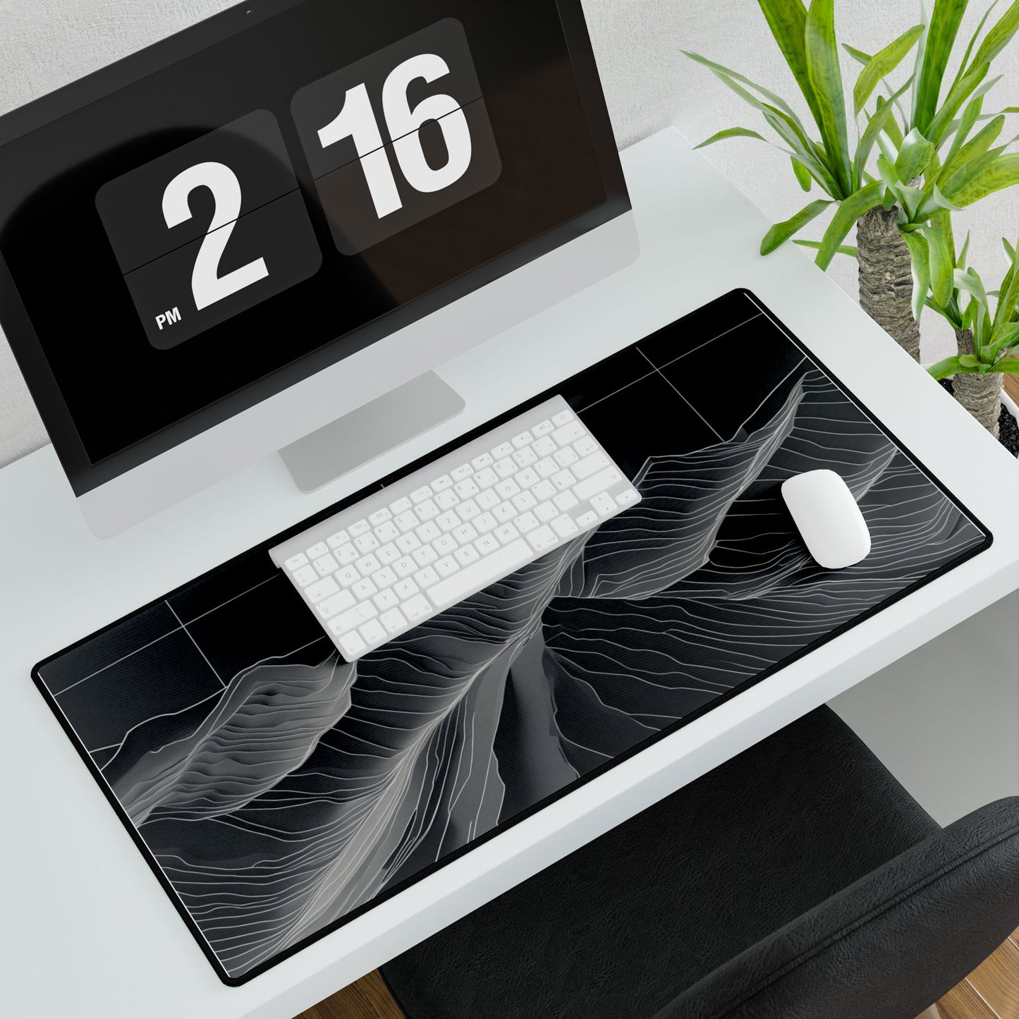 Mountain Topo Desk Mat