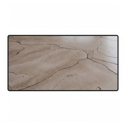 Cracked Marble Desk Mat